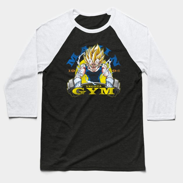 Evil Prince Gym Baseball T-Shirt by Barbadifuoco